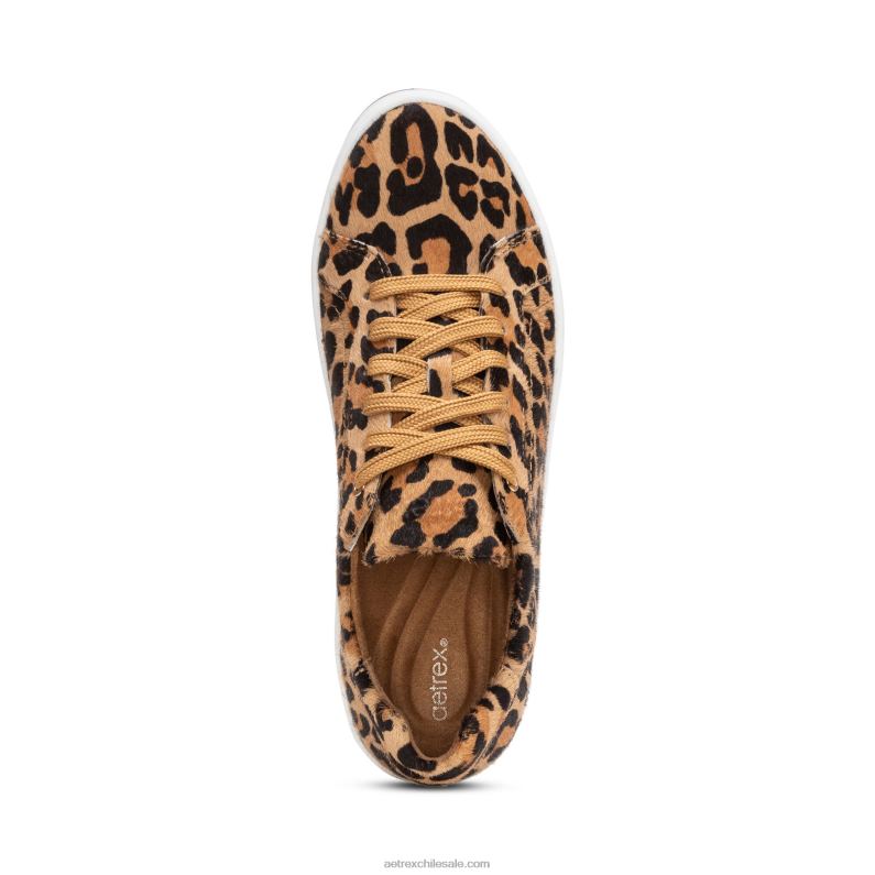 mujer leopardo Aetrex zapatillas blake confort 2TB4B154