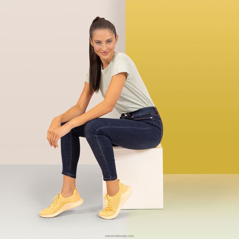 mujer limón Aetrex tenis carly con soporte para el arco 2TB4B258