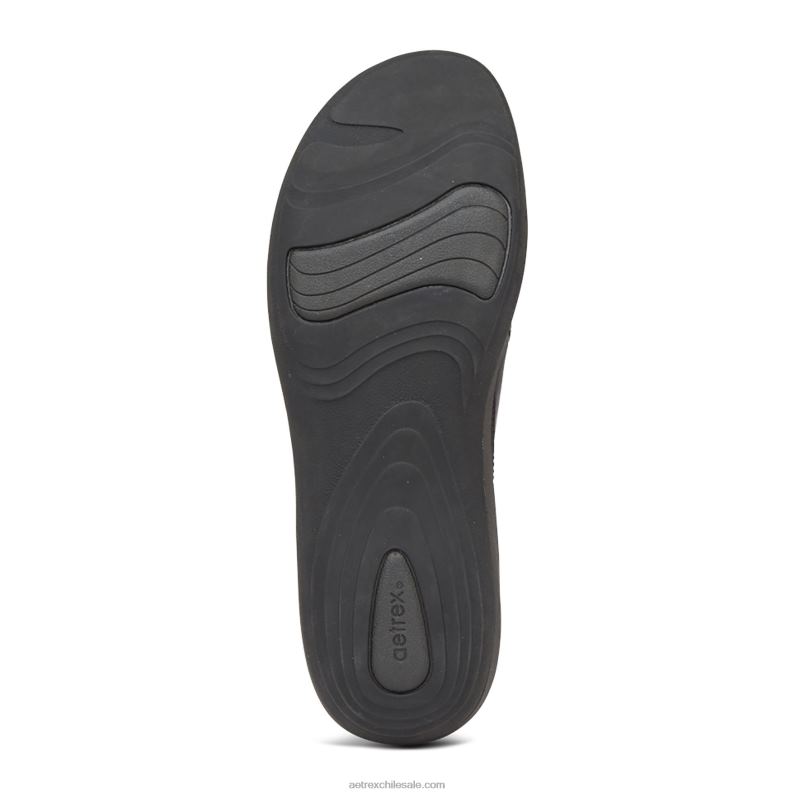 mujer negro Aetrex correa de monje karina 2TB4B6
