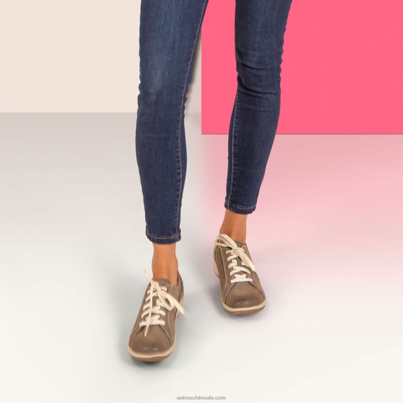 mujer negro Aetrex dana con cordones oxford 2TB4B7