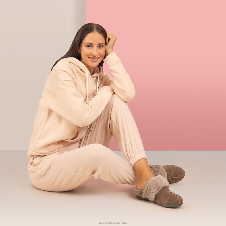mujer negro Aetrex pantuflas arianna con soporte para el arco 2TB4B119