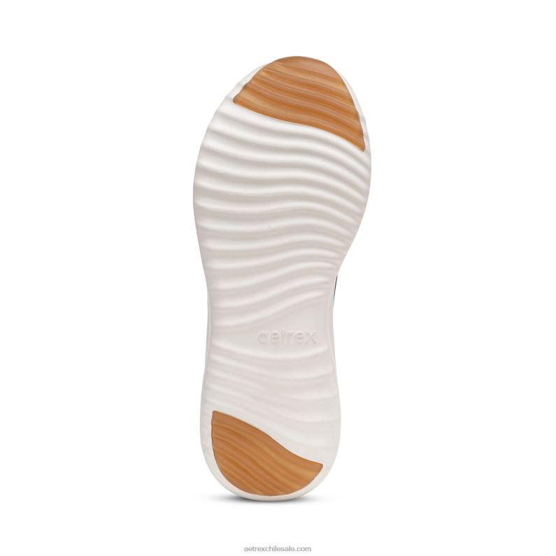 mujer negro Aetrex tenis Laura con soporte para el arco 2TB4B135