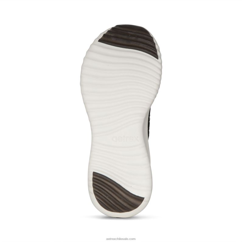 mujer negro Aetrex tenis carly con soporte para el arco 2TB4B102