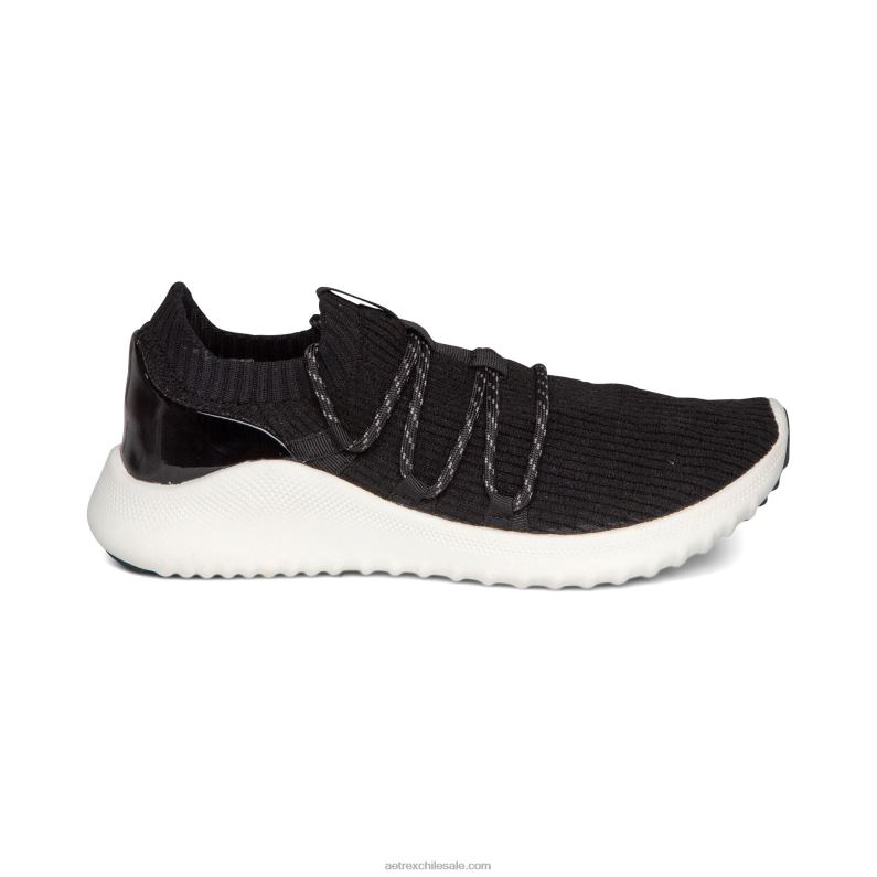 mujer negro Aetrex tenis dani con soporte de arco 2TB4B180