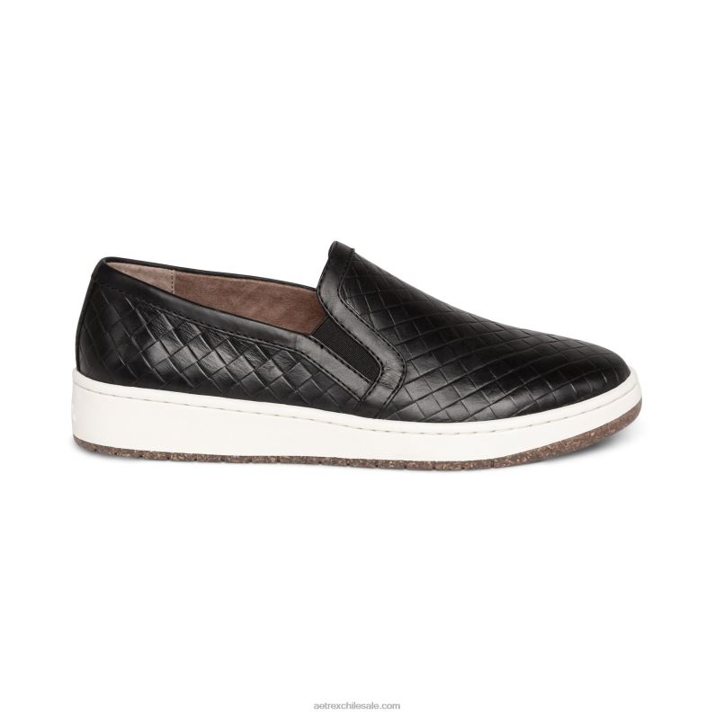 mujer negro Aetrex zapatilla deportiva sin cordones kenzie 2TB4B81