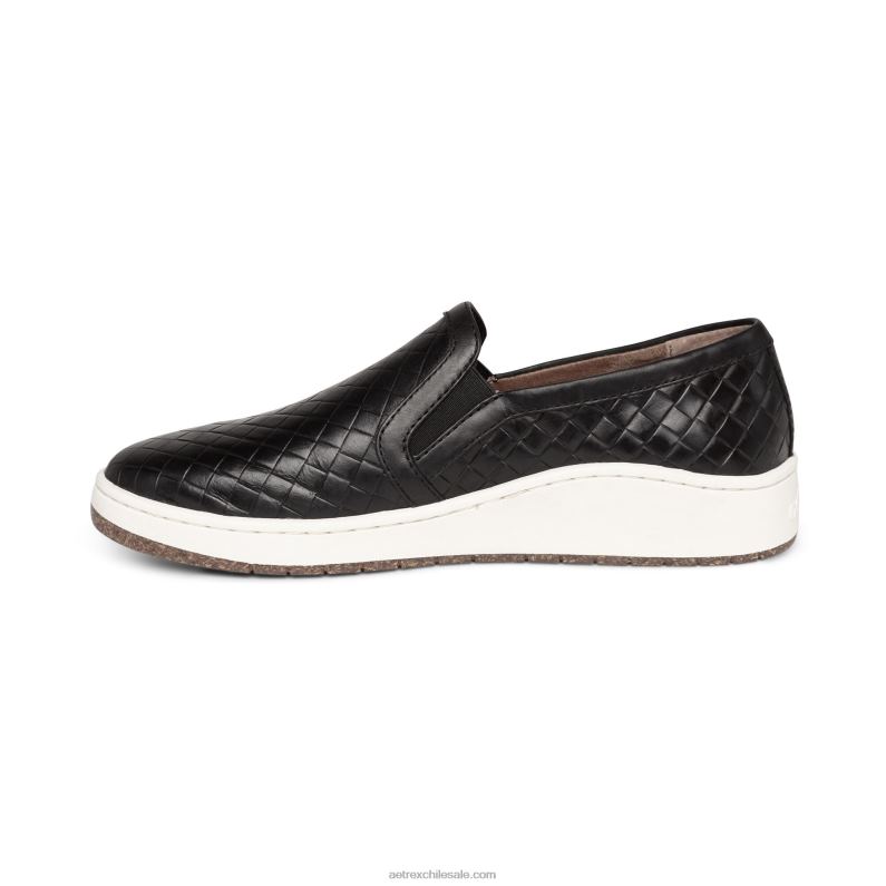mujer negro Aetrex zapatilla deportiva sin cordones kenzie 2TB4B81
