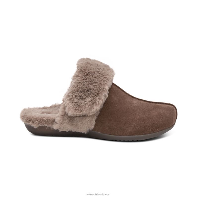mujer nuez Aetrex pantuflas arianna con soporte para el arco 2TB4B144