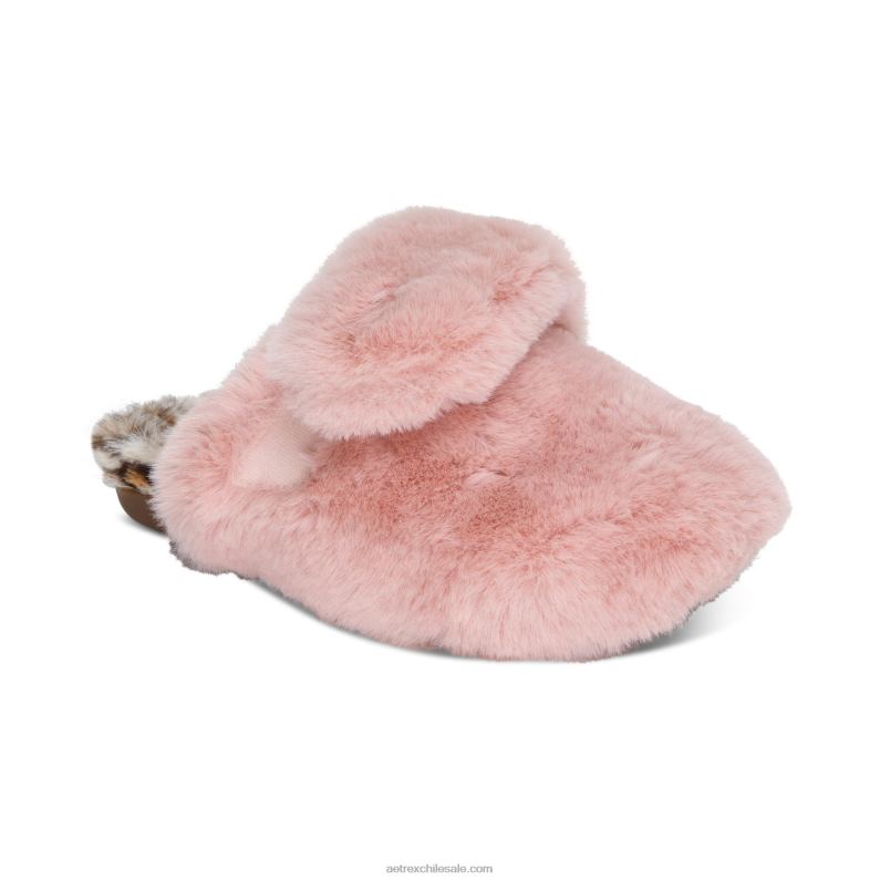mujer rosa Aetrex pantuflas con soporte para el arco brumoso 2TB4B237