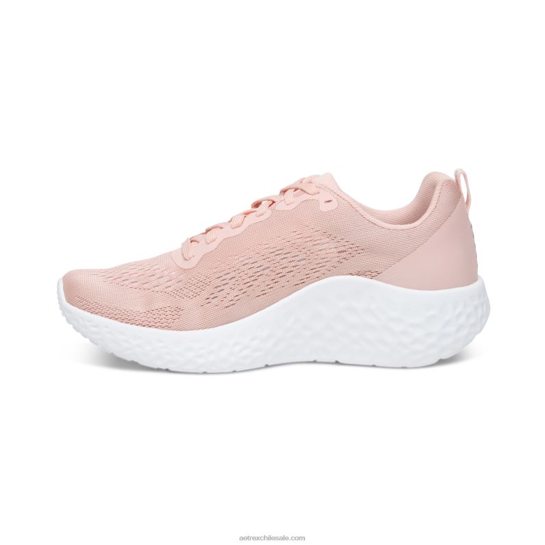 mujer rosa Aetrex tenis danika con soporte para el arco 2TB4B175