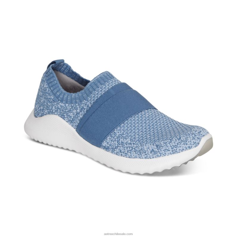 mujer tormenta azul Aetrex tenis allie con soporte para el arco 2TB4B203
