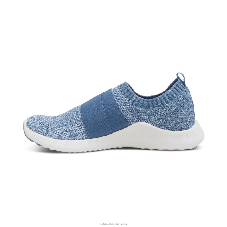 mujer tormenta azul Aetrex tenis allie con soporte para el arco 2TB4B203