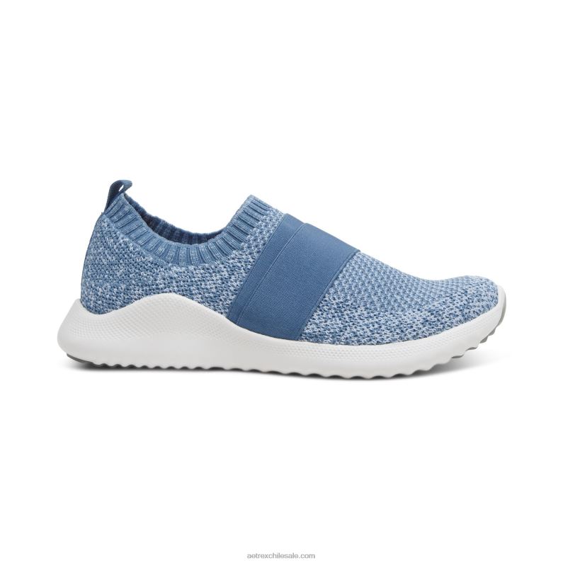 mujer tormenta azul Aetrex tenis allie con soporte para el arco 2TB4B203
