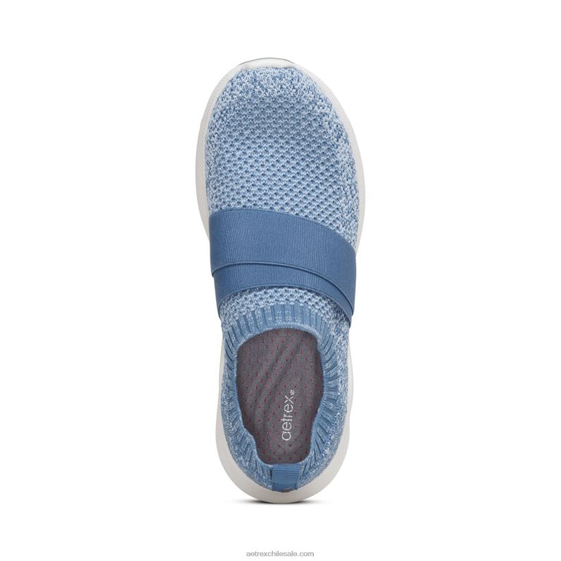 mujer tormenta azul Aetrex tenis allie con soporte para el arco 2TB4B203