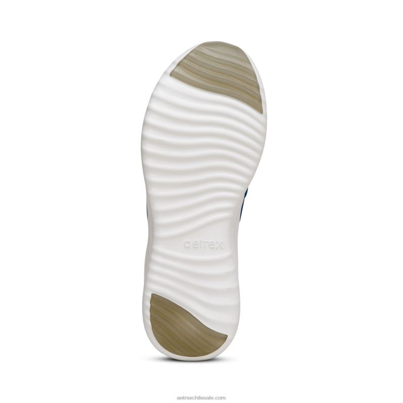 mujer tormenta azul Aetrex tenis allie con soporte para el arco 2TB4B203