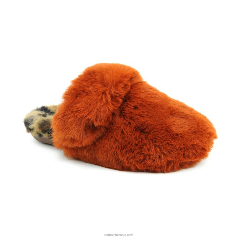 mujer óxido Aetrex pantuflas con soporte para el arco brumoso 2TB4B216