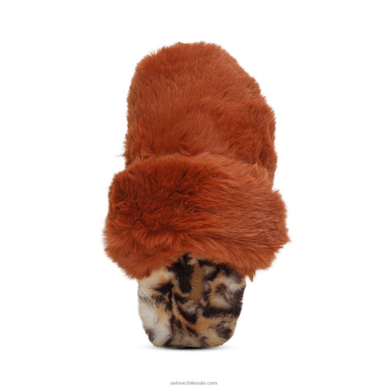 mujer óxido Aetrex pantuflas con soporte para el arco brumoso 2TB4B216