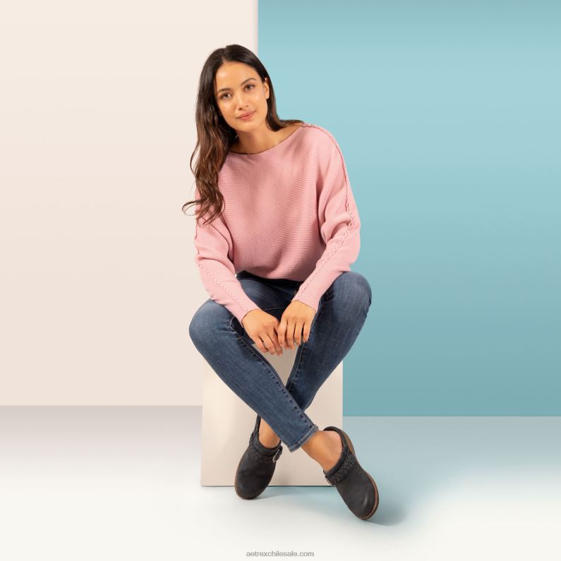 mujer borgoña Aetrex zueco confort libby 2TB4B103