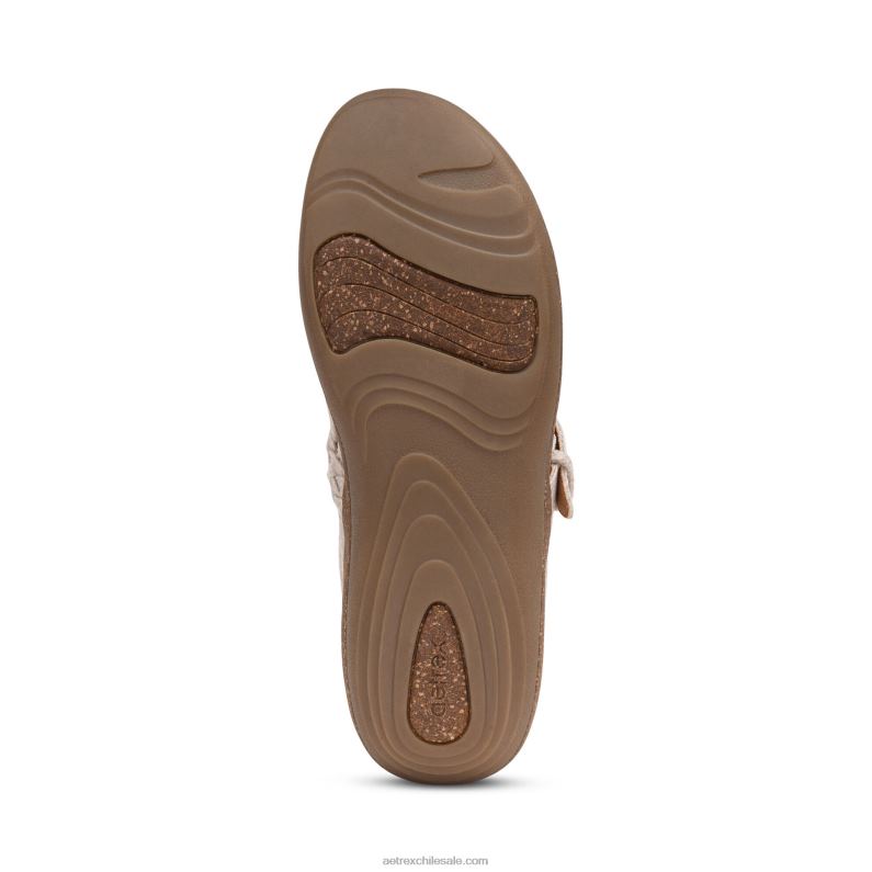 mujer lana de avena Aetrex zueco confort libby 2TB4B44